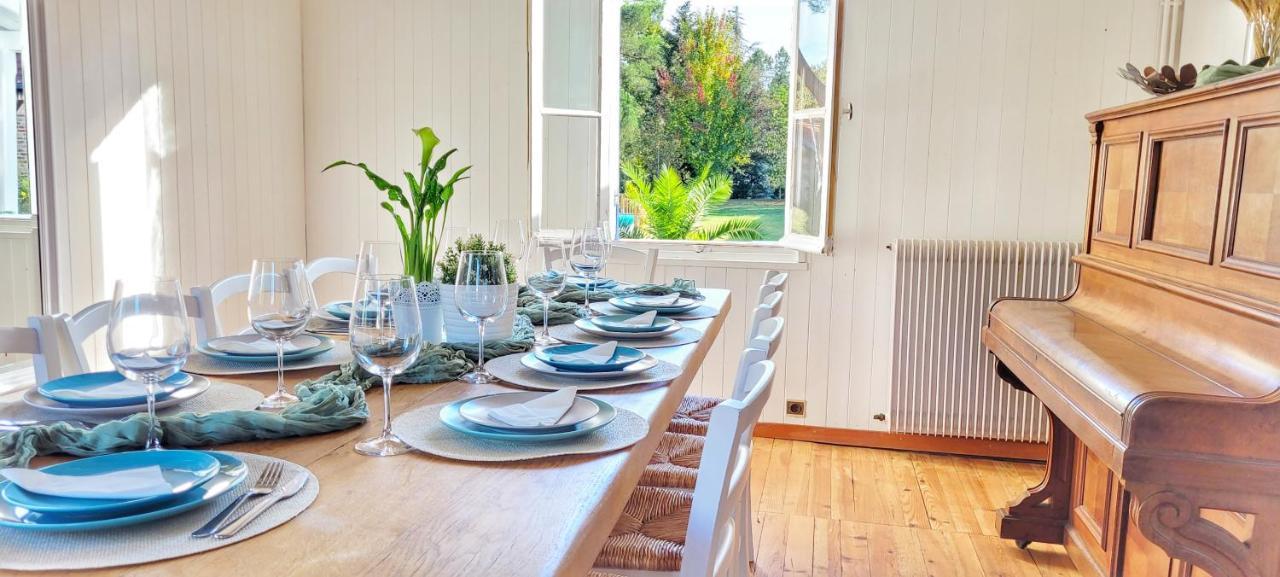 Charmante Maison Dans Les Landes X 10 Avec Piscine Et Salle D Escalade Lue Zewnętrze zdjęcie