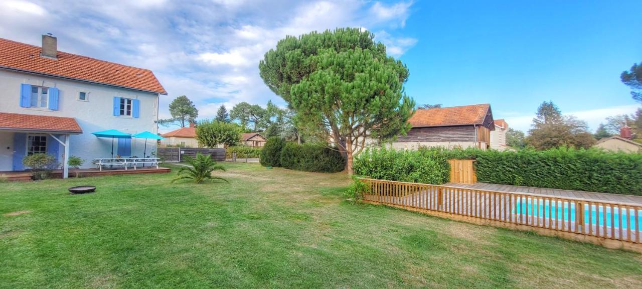 Charmante Maison Dans Les Landes X 10 Avec Piscine Et Salle D Escalade Lue Zewnętrze zdjęcie