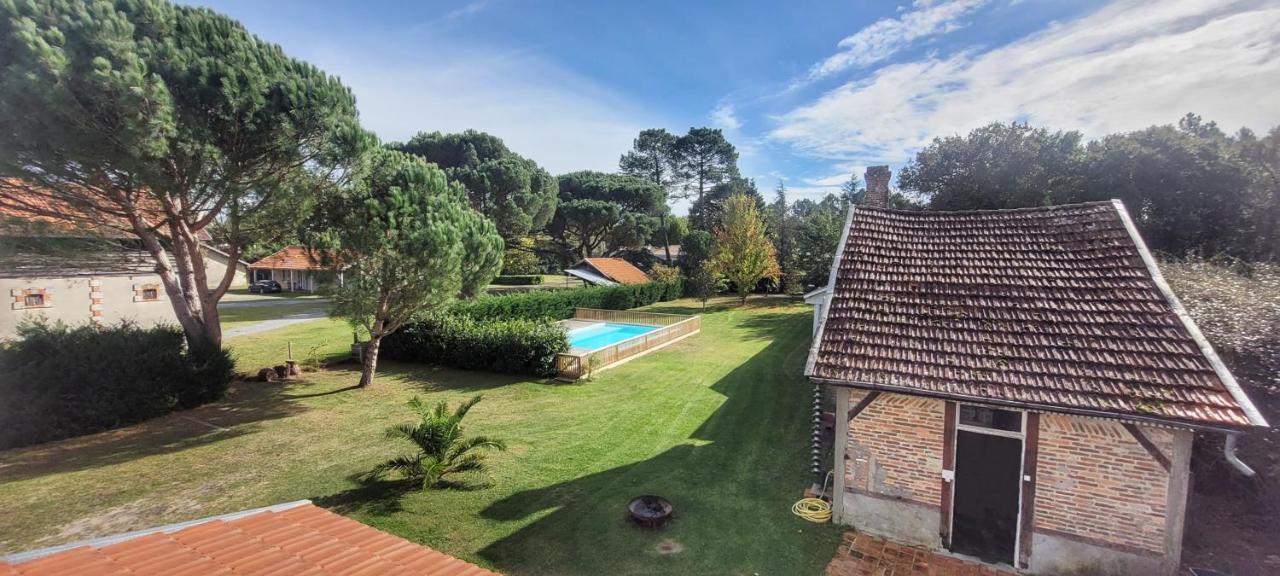 Charmante Maison Dans Les Landes X 10 Avec Piscine Et Salle D Escalade Lue Zewnętrze zdjęcie