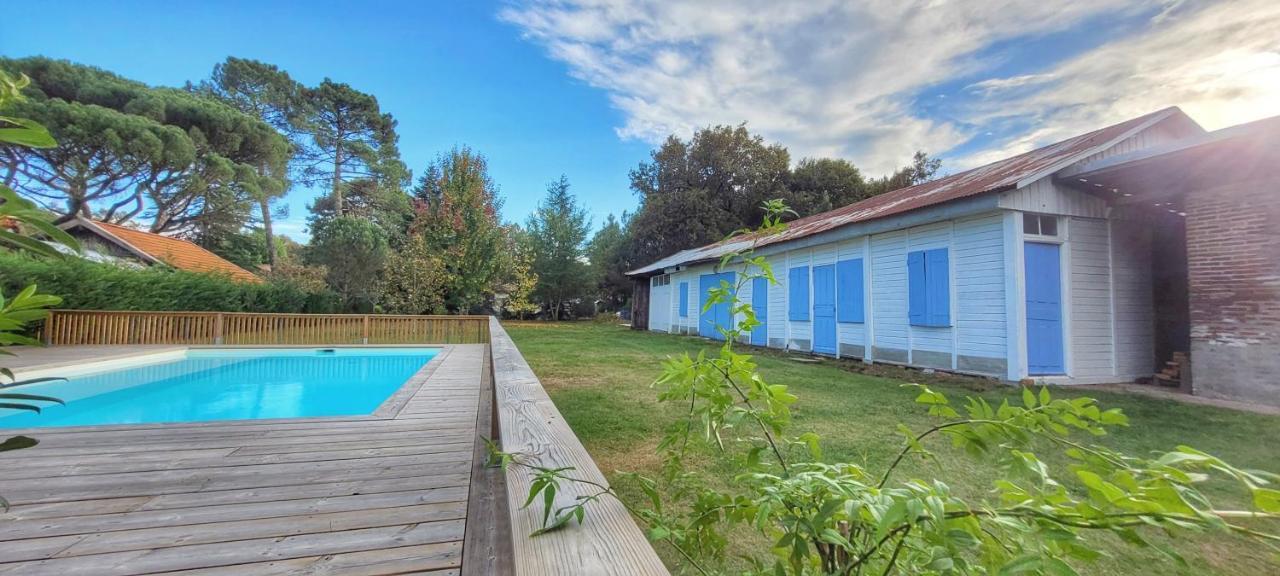 Charmante Maison Dans Les Landes X 10 Avec Piscine Et Salle D Escalade Lue Zewnętrze zdjęcie