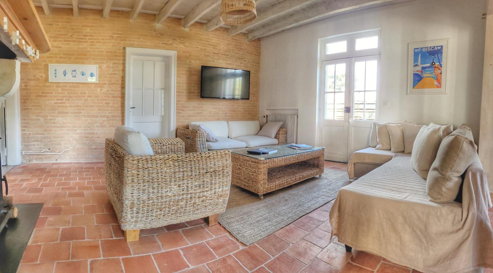 Charmante Maison Dans Les Landes X 10 Avec Piscine Et Salle D Escalade Lue Zewnętrze zdjęcie