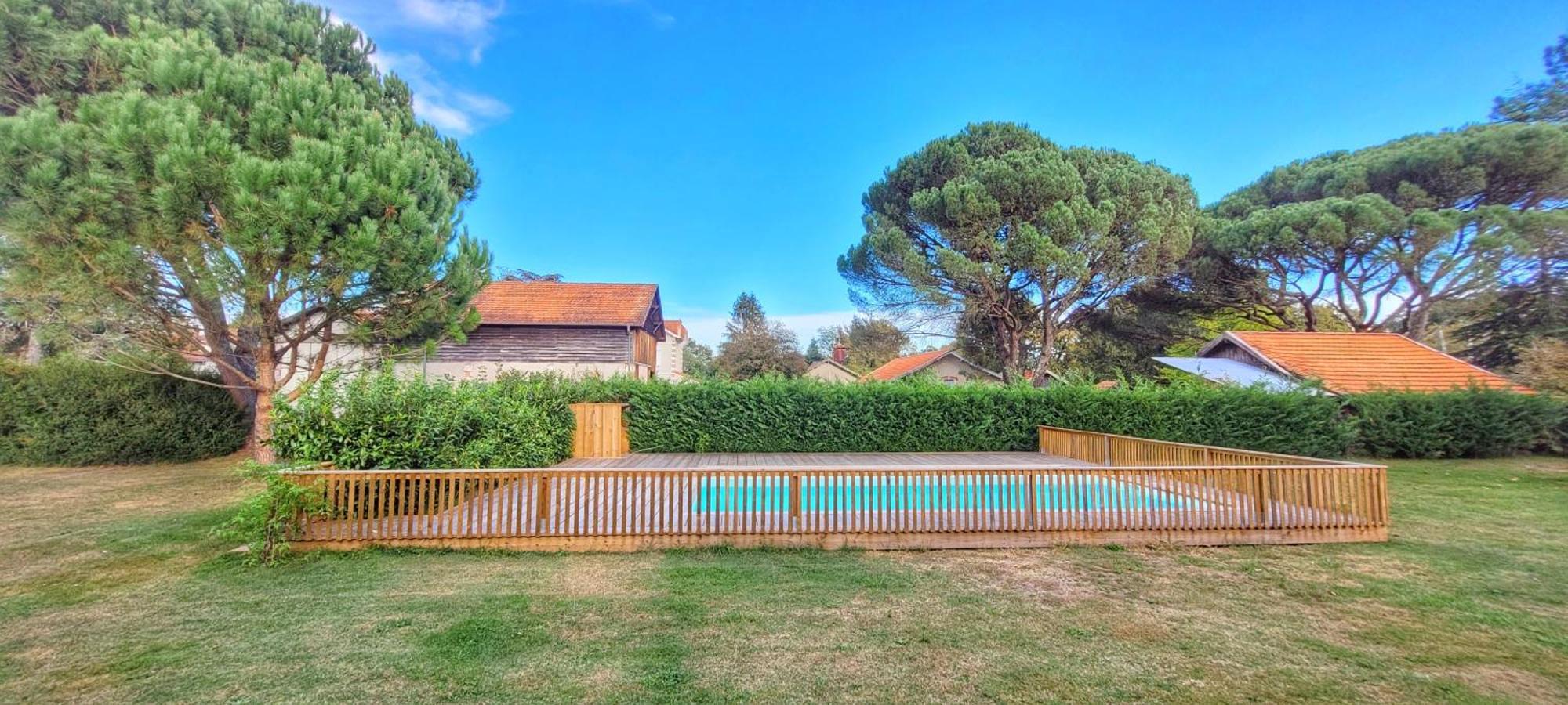 Charmante Maison Dans Les Landes X 10 Avec Piscine Et Salle D Escalade Lue Zewnętrze zdjęcie